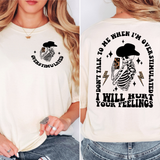 Overstimulated Skeleton DTF Print
