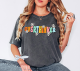 Overthinker Floral DTF Print