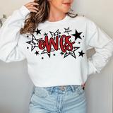Owls Retro Star DTF Print