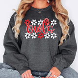 Owls Daisy Row DTF Print