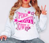 Owls Pink Out Pennant Banner DTF Print