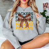 Packers Repeat Football Bow DTF Print