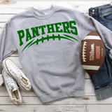 Panthers Football Arched DTF Print