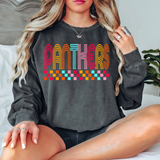 Checker Doodle Panthers DTF Print