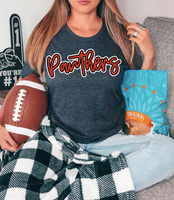 Panthers Outline DTF Print