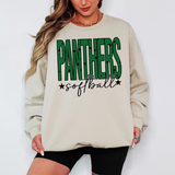 Panthers Softball Star Power Team Sports DTF Print