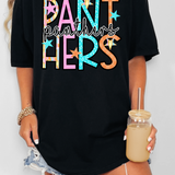 Panthers Star Doodle Mix DTF Print