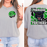Paradise Panthers Floral DTF Print
