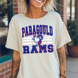 Grunge Paragould Rams DTF Print