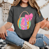Pastel Pumpkin with Bow DTF Print