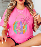 Pastel Pumpkin with Bow DTF Print