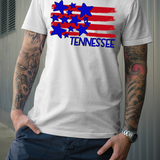 Tennesse Plain Flag with Stars and Stripes DTF Print