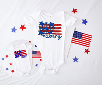 Patriotic Family Flag DTF Print