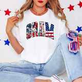 Patriotic Arch Doodle Gram DTF Print