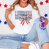 Coquette Patriotic Louisiana DTF Print