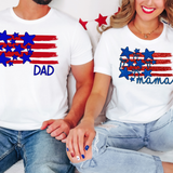 Patriotic Family Flag DTF Print