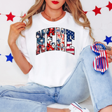 Patriotic Arch Doodle Nene DTF Print