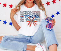 Coquette Patriotic Wyoming DTF Print