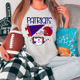 Patriots Football Retrocollage DTF Print