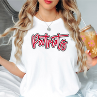 Patriots Outline DTF Print