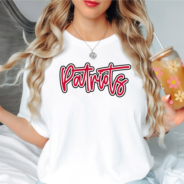 Patriots Outline DTF Print