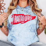 Patriots Watercolor Pennant DTF Print