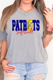 Patriots Sport Grunge DTF Print