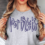 Patriots Whisper DTF Print