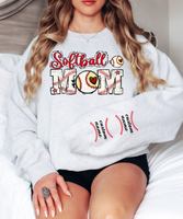 Personalized Softball Mama DTF Prints