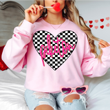 Piketon Valentine Checker Heart DTF Print