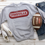 Pikeville Retro Team Oval DTF Print
