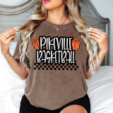 Pikeville Basketball Checker DTF Print