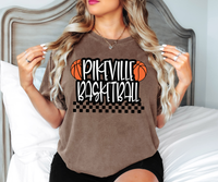 Pikeville Basketball Checker DTF Print