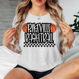Pikeville Basketball Checker DTF Print