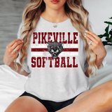 Pikeville Panthers Softball Grunge DTF Print