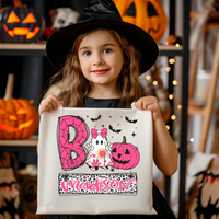 Personalized Pink Boo DTF Print