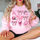Pink Out Halloween Collage DTF Print