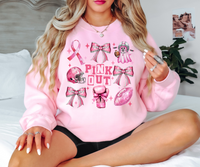 Pink Out Halloween Collage DTF Print