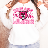 Pink Out Wildcats Checker DTF Print