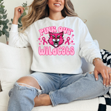 Pink Out Wildcats Checker DTF Print
