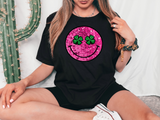 Sequin Effect Shamrock Circle DTF Print