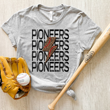 Pioneers Baseball Bolt DTF Print