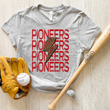 Pioneers Baseball Bolt DTF Print
