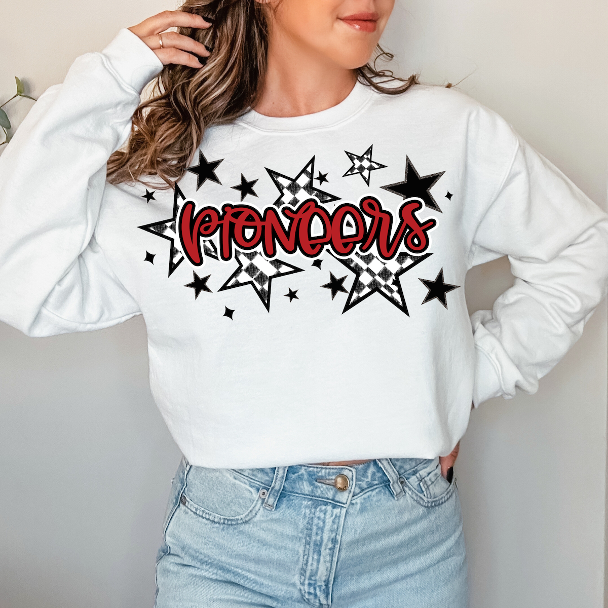 Pioneers Retro Star DTF Print
