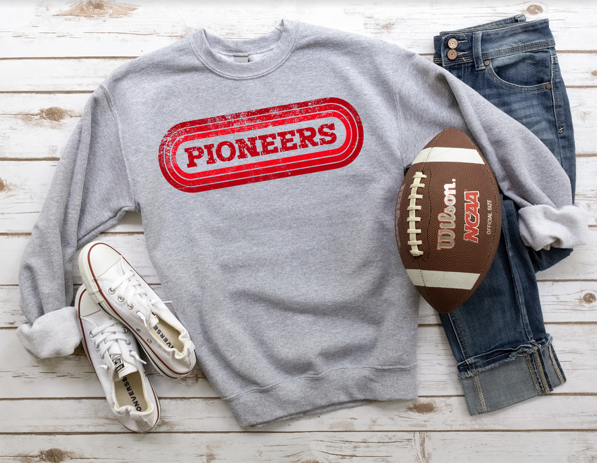Pioneers Retro Team Oval DTF Print