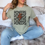 Pioneers Baseball Bolt DTF Print