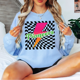 Pioneers Checker Leopard Bolt DTF Print