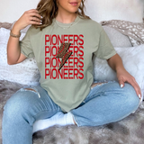 Pioneers Baseball Bolt DTF Print