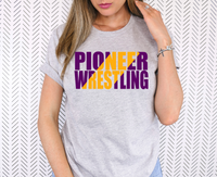 Pioneers Wrestling Two Tone DTF Print