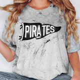 Pirates Watercolor Pennant DTF Print